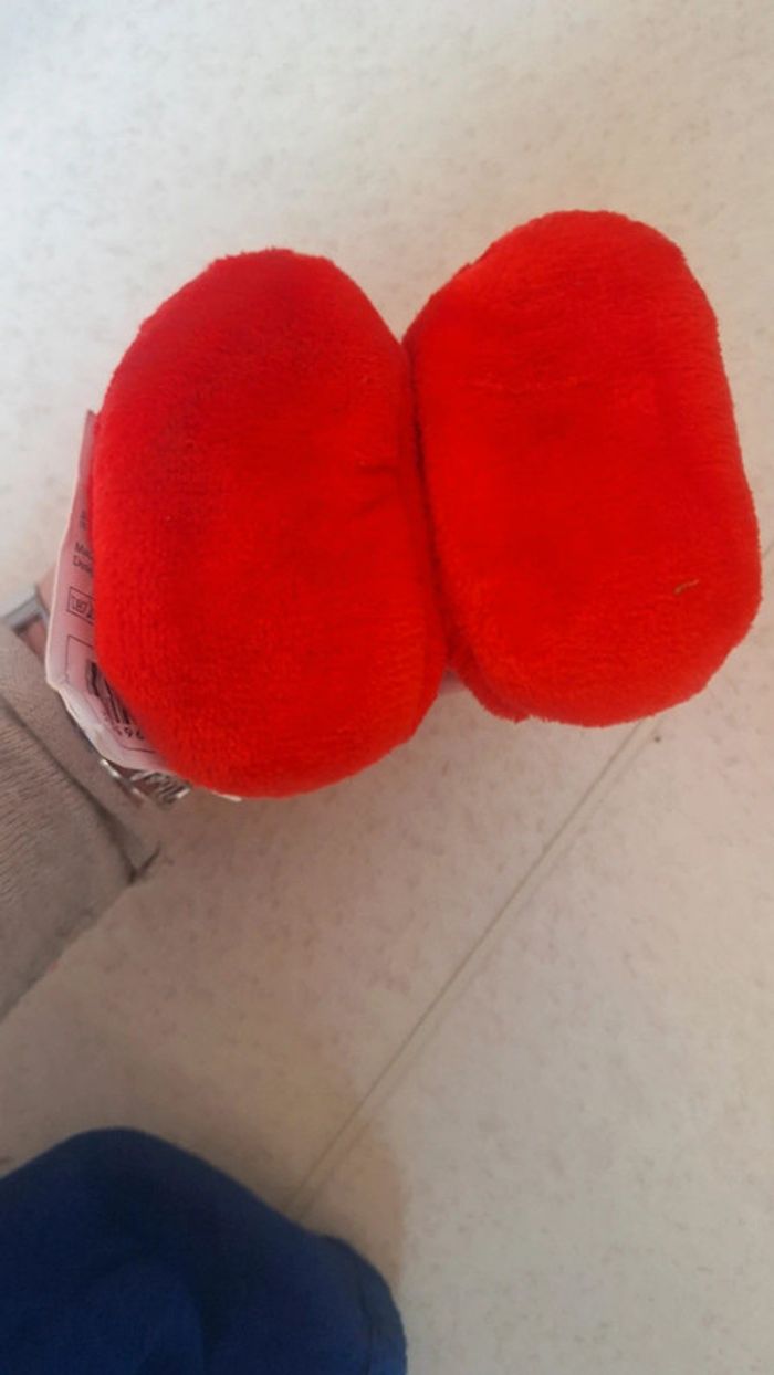 Chausson rouge père noél jusqu'à 1ans - photo numéro 3