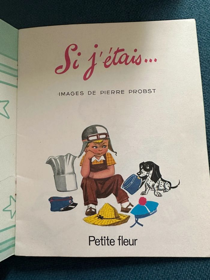 1975 Livre ancien Si j’étais métiers Pierre Probst auteur Caroline Hachette Petite Fleur album - photo numéro 4