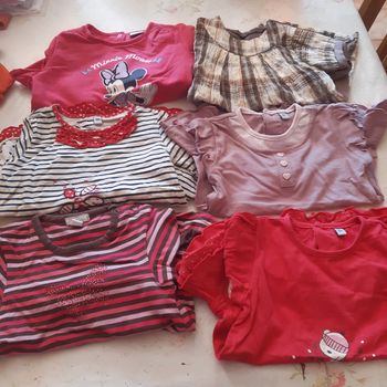 6  maillots manches longues 18 mois