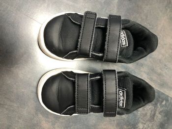 baskets noir à bandes scratch 22 Adidas