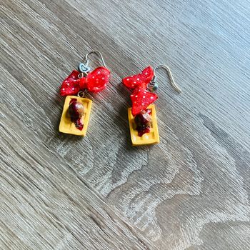 Boucles d’oreilles gaufres 🌸