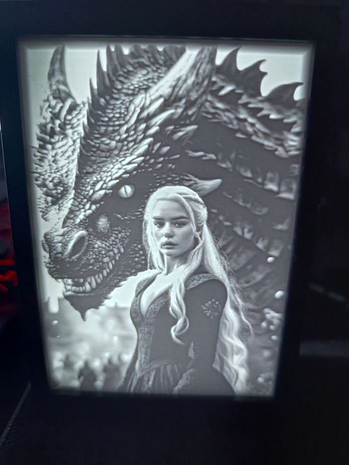 Lampe litho game of thrones