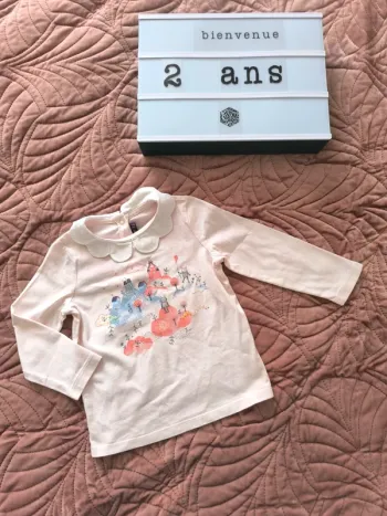 Tee shirt manche longue sergent major 2 ans 92 cm