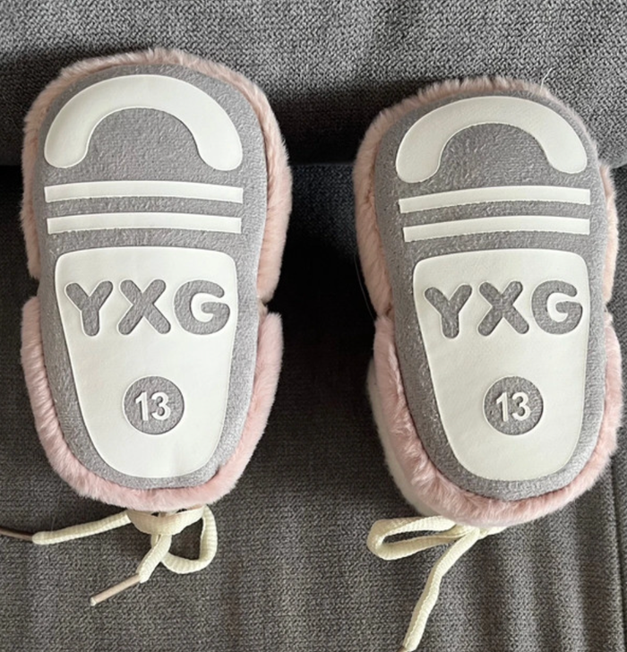 Chaussons bébés fourrés - photo numéro 2