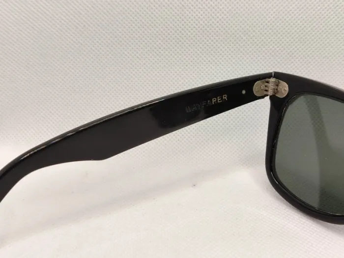 Lunettes de soleil Ray ban Wayfarer street neat turquoise fabriquées aux USA par bausch e Lomb - photo numéro 3