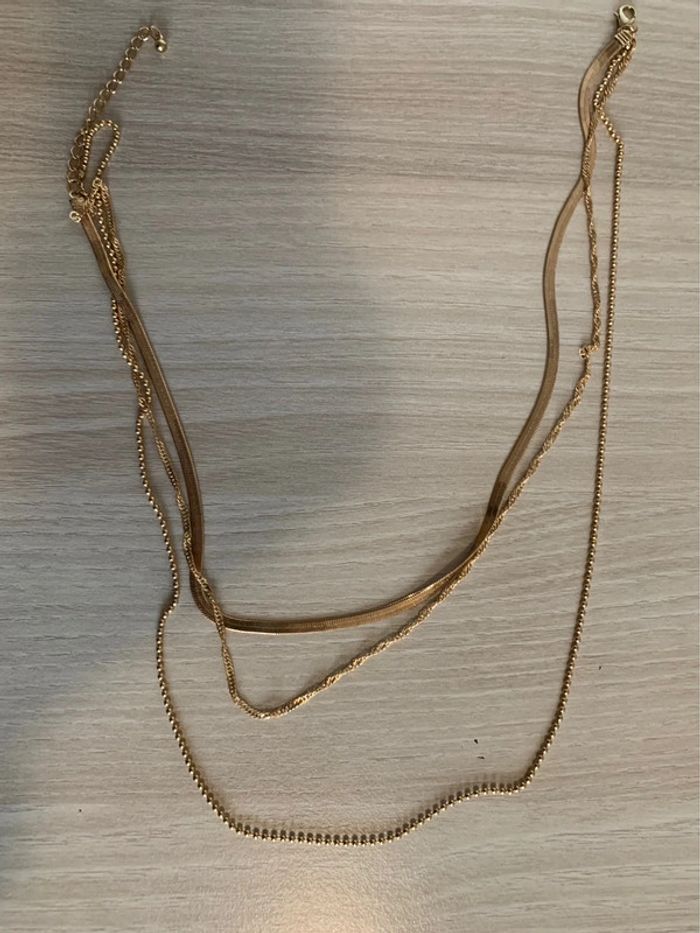 Collier 3 chaînes. - photo numéro 5