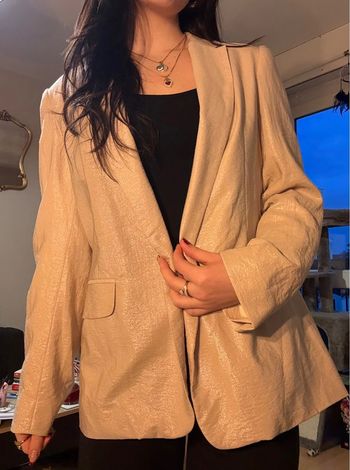 Blazer rose clair poudré 🩷