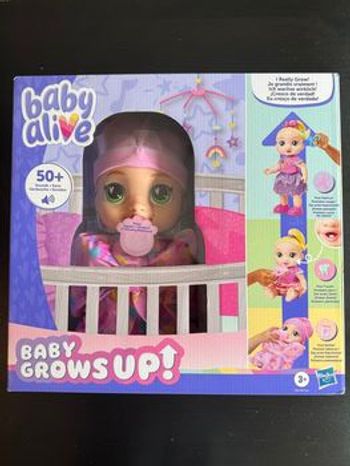 Baby Alive Bébé grandit LaLa GooGoo, coffret poupée interactive