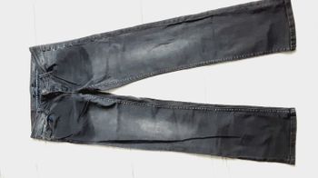 Vêtement femme pantalon type jean noir Bonobo regular fit taille 40