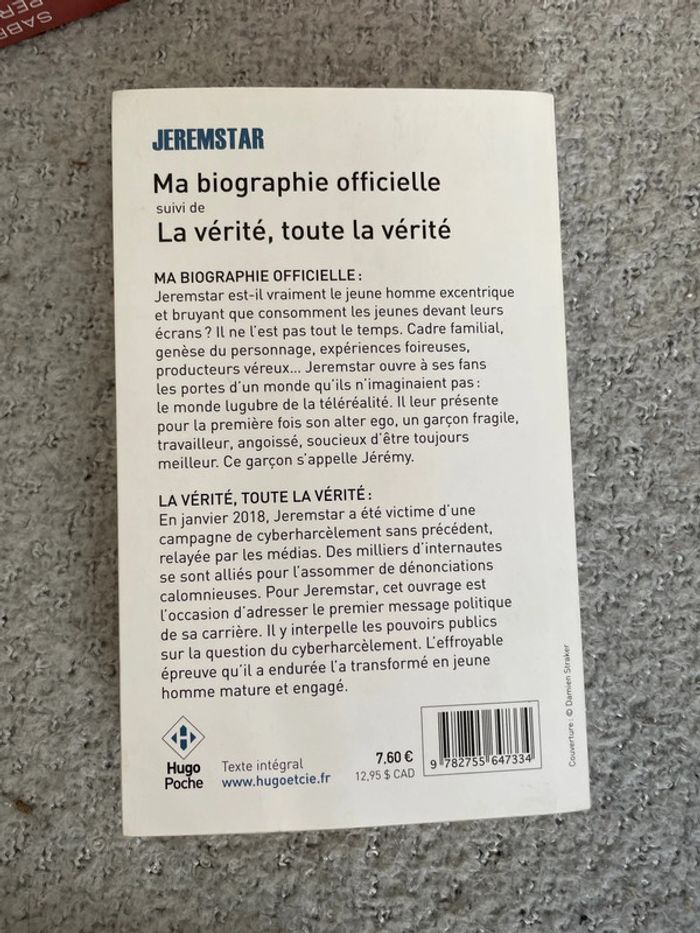 Livre Jeremstar - photo numéro 2