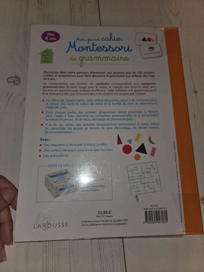 Mon grand cahier montessori de grammaire - photo numéro 5