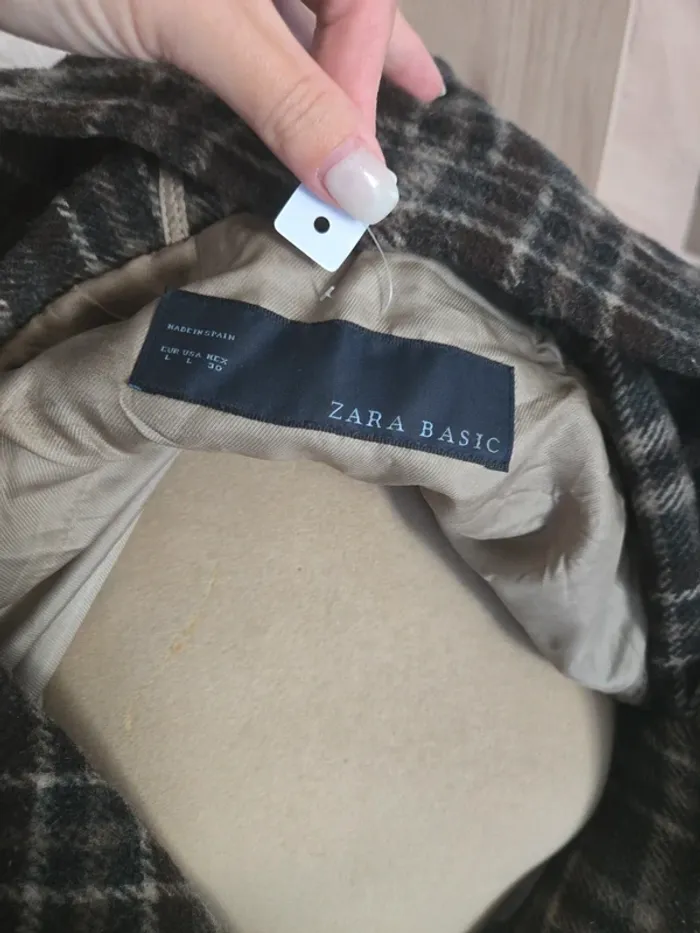 Manteau zara en laine taille L - photo numéro 7