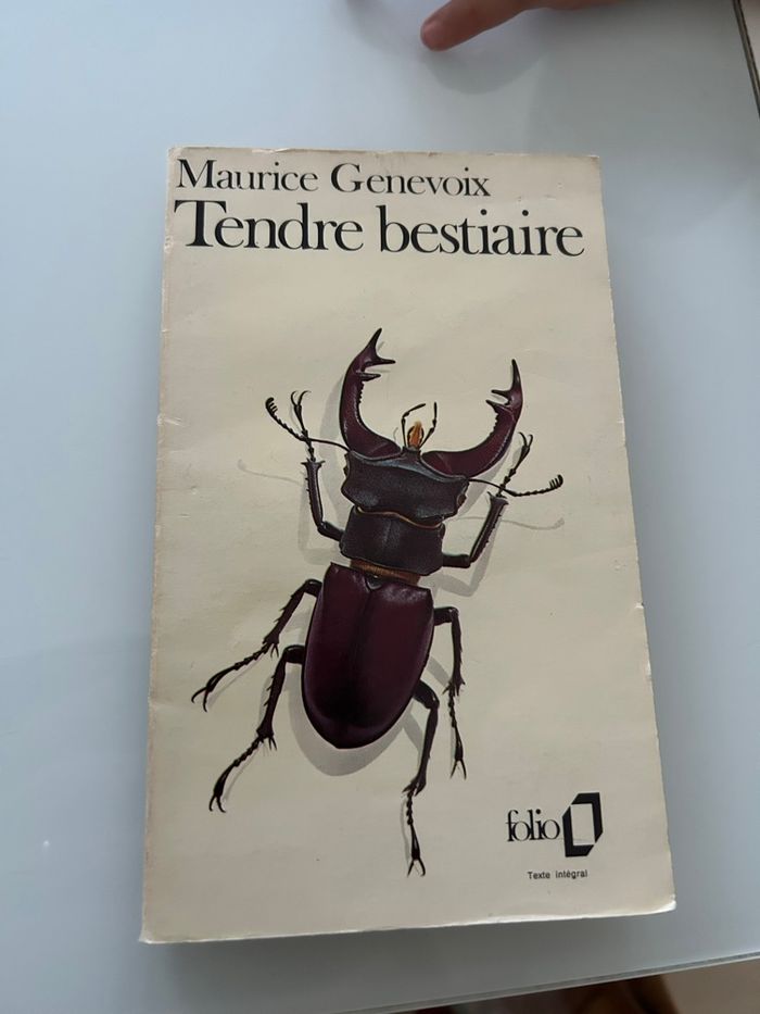Livre tendre bestiaire de Maurice genevoix