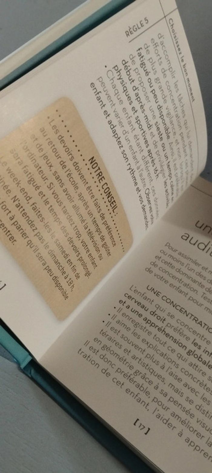 Les 50 règles d'or pour aider son enfant à se concentrer - photo numéro 3