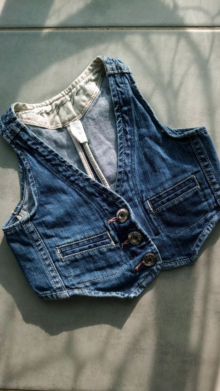 Boléro en jean - photo numéro 2