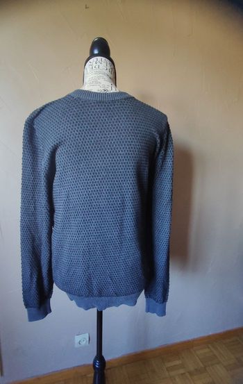 Pull maille relief couleur anthracite Jack&Jones taille M