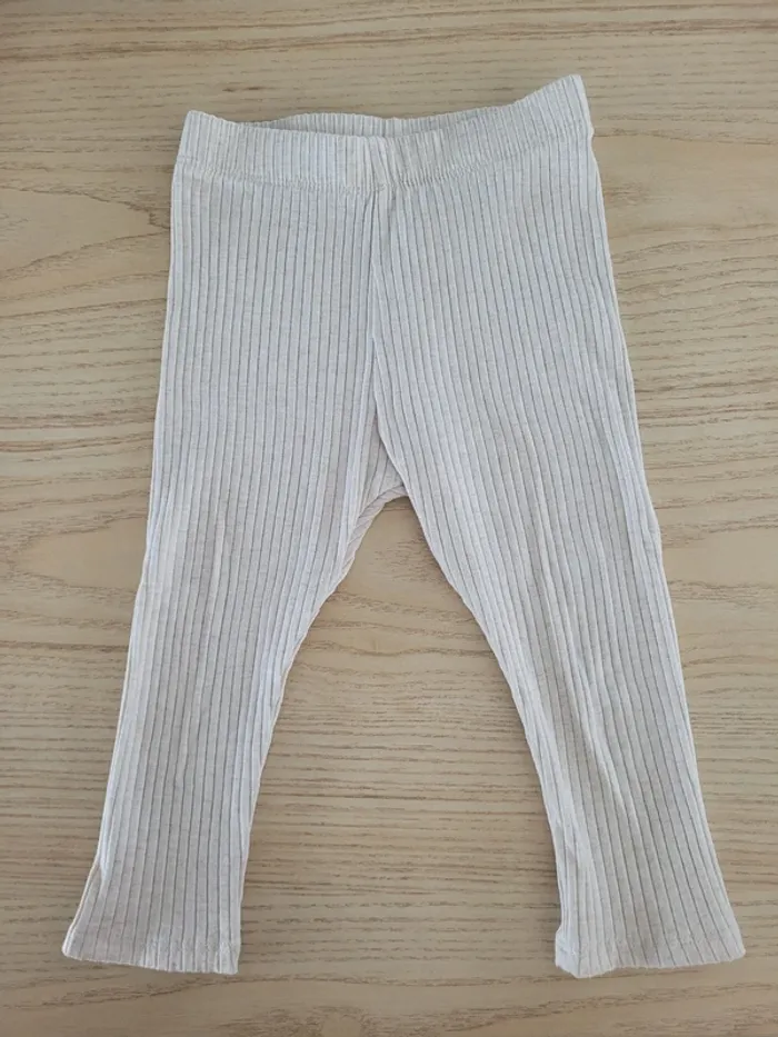 Legging beige chiné Kiabi 24 mois