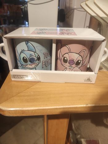 Deux mug stitch et angel Disneyland Paris 