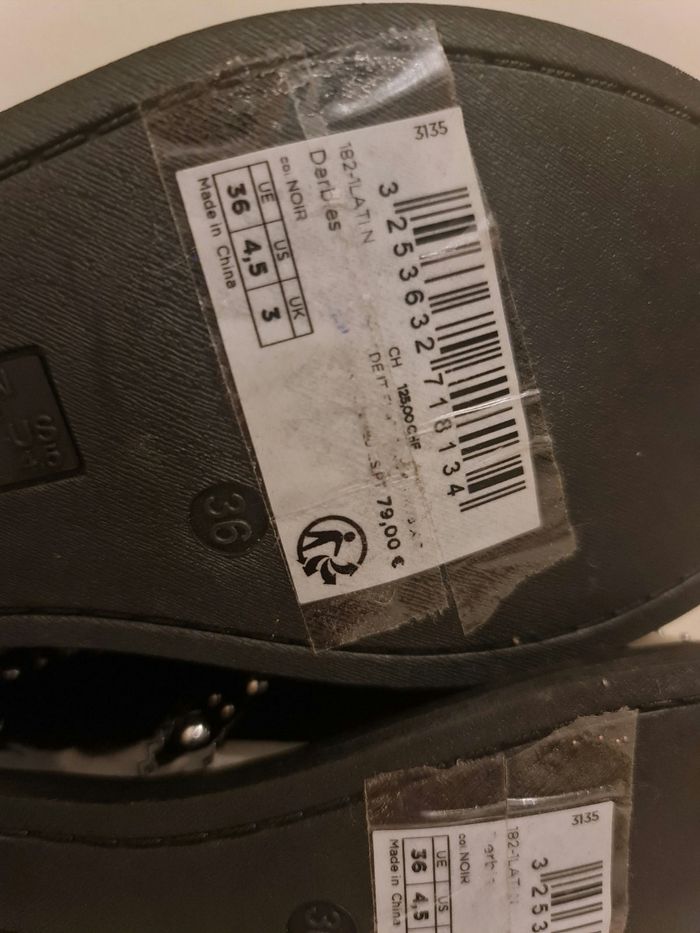 Derbies Morgan vernis noires neuve taille 36 - photo numéro 8