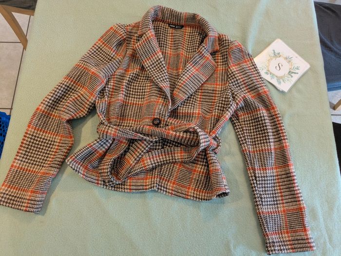 Veste a carreaux S