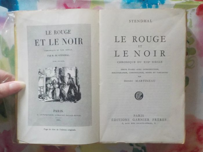 Le Rouge et le Noir de Stendhal Ed. Classiques Garnier 1953 - photo numéro 5