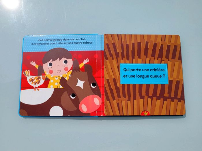 Livre animé 🐤 La Ferme 🐄 Des volets à soulever et des devinettes (72) - photo numéro 5