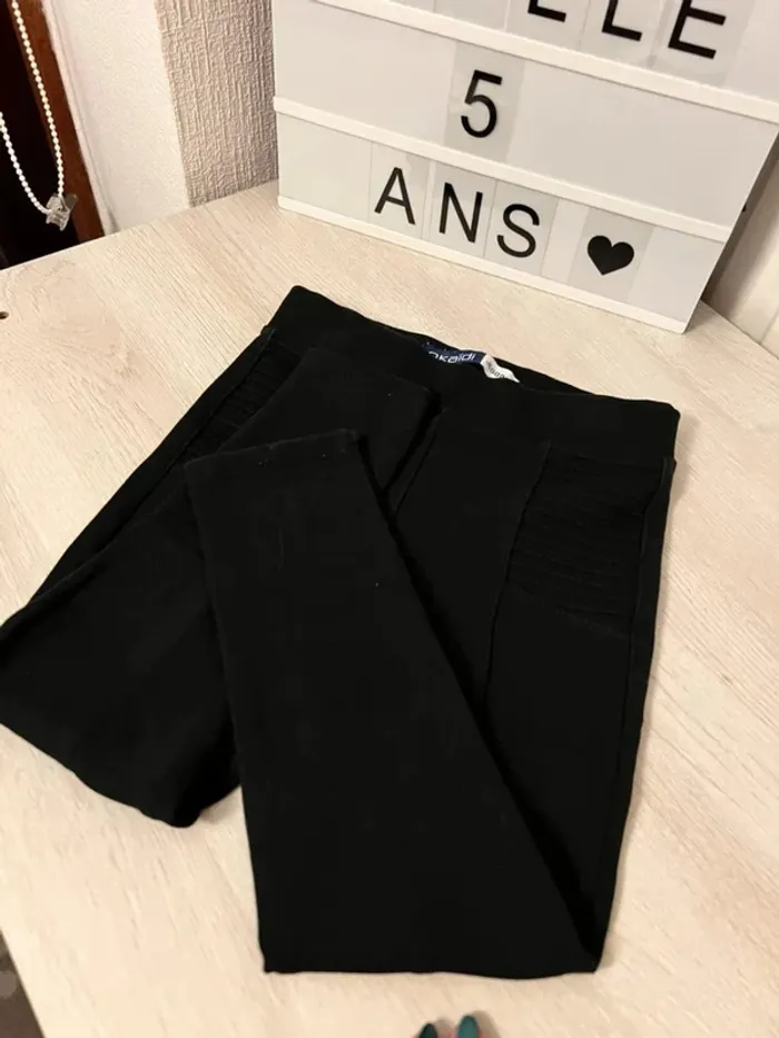 Jegging Okaïdi noir 5 ans - photo numéro 3