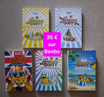 Lot de 10 romans enfant dont 5 du Journal de Gurty
