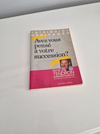 Livre avez-vous pensé à votre succession