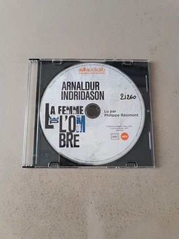 Audiolib MP3 Arnaldur Indridasson La femme de l'ombre lu par Philippe résimont