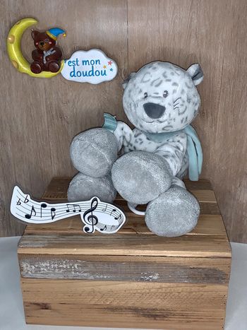 Doudou musical 🎶 léopard Nattou
