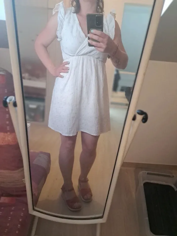 Robe blanc cassé - photo numéro 5