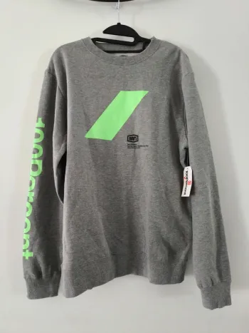 Sweat gris 100Percent – Taille L – Neuf avec étiquette