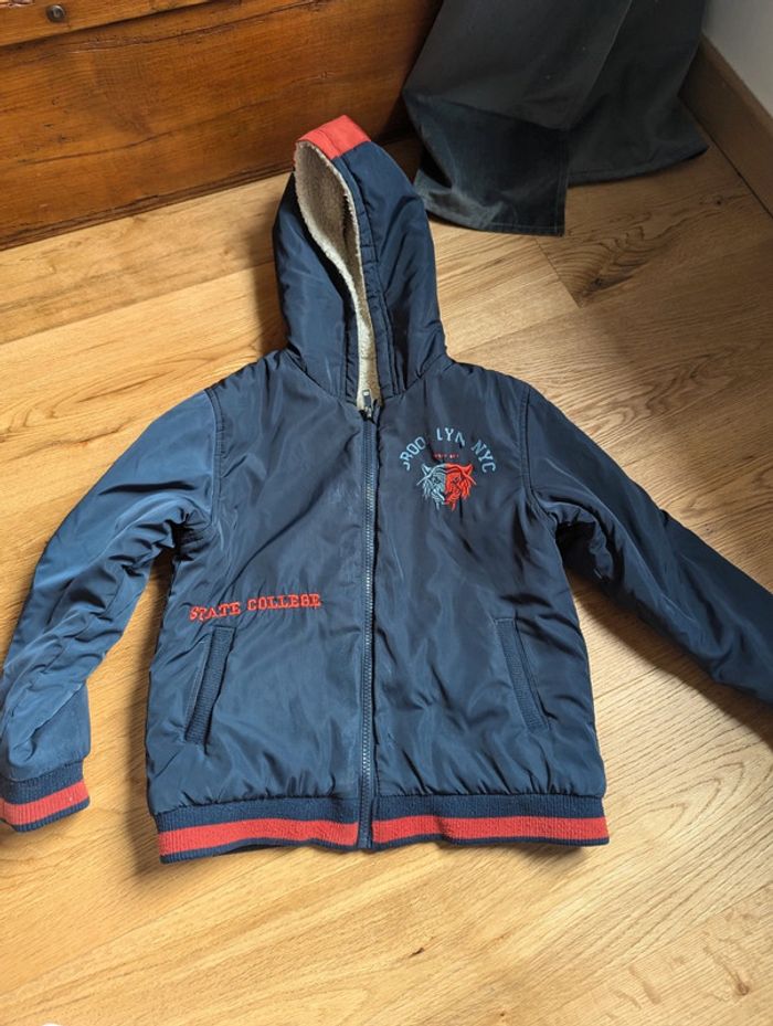 Manteau réversible 8 ans