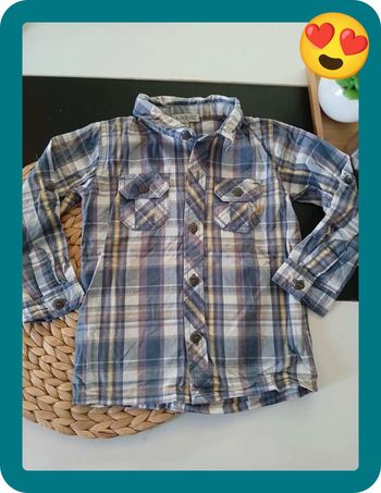 chemise à carreaux Taille 24 mois🌿🦁
