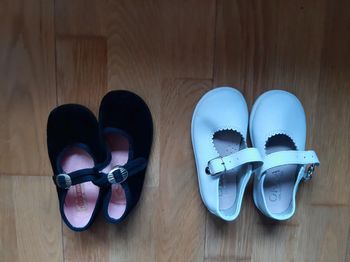 ballerines  noir et blanche