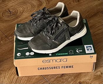 Chaussures, tennis/baskets grises et blanches Esmara pour femme, taille 36