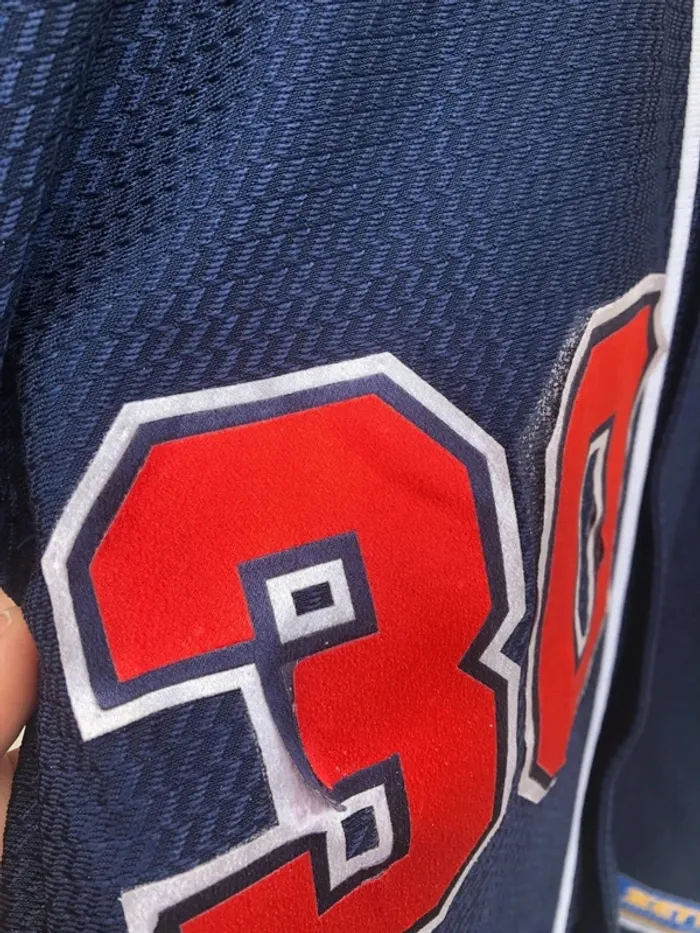 Zett rare Maillot japanese baseball jersey Japan Mens L - photo numéro 4