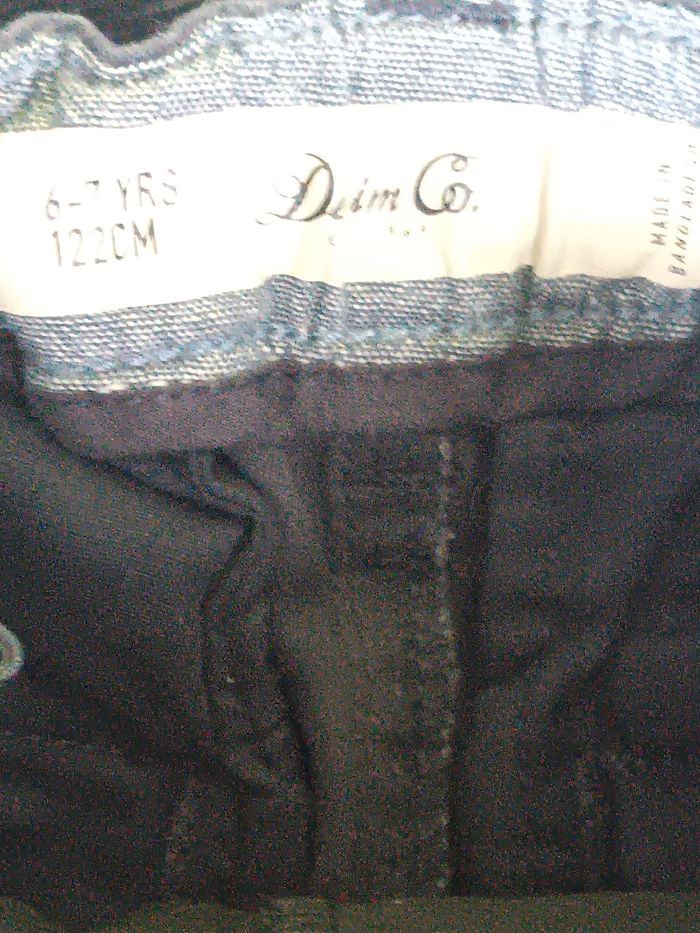 Pantalon chino garçon denim co primark 6-7 ans - photo numéro 3