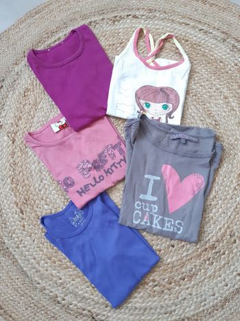 Lot de 5 hauts été 8 ans