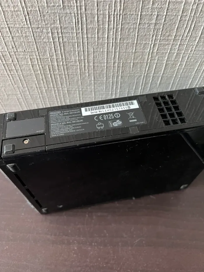 Console Nintendo Wii noire modèle RVL-001 – HS - photo numéro 4
