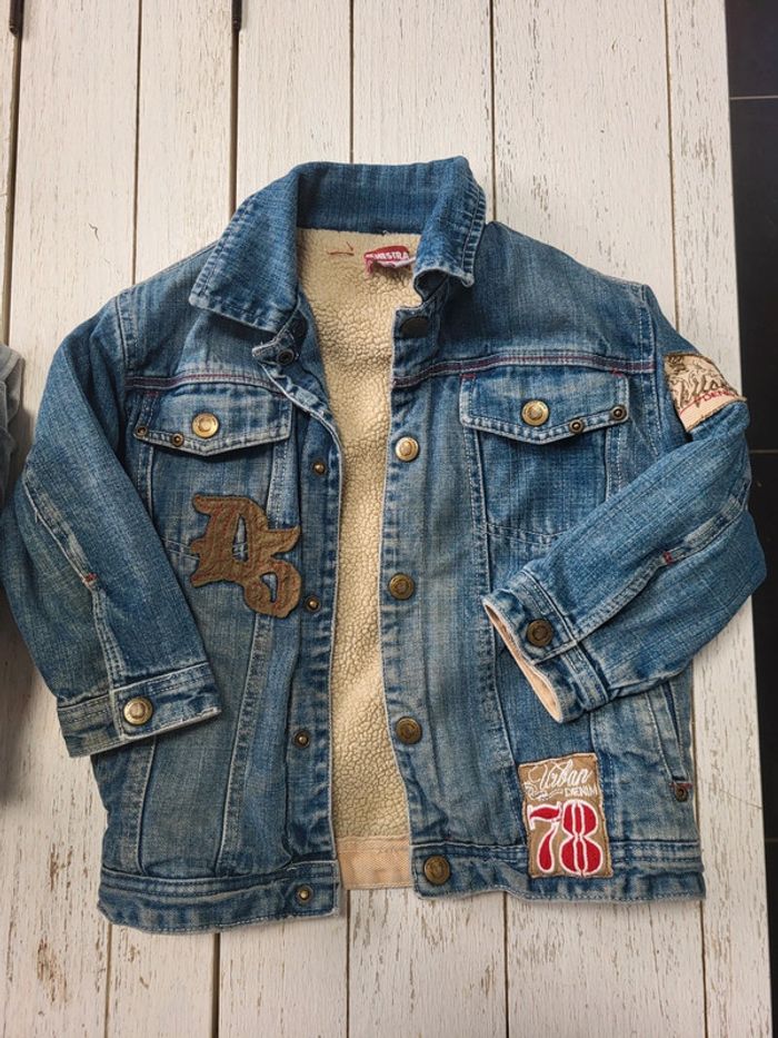 Veste molletonné en jean