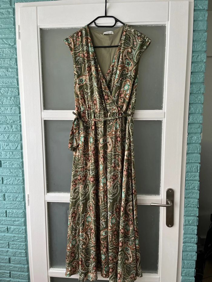 Robe longue en voile