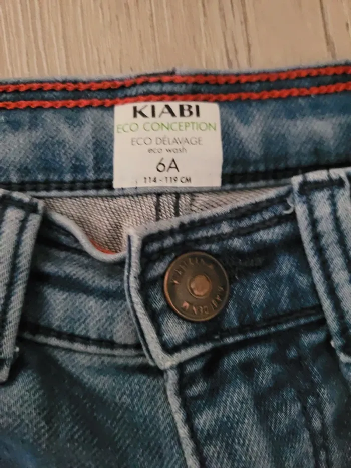 Lot de shorts en jeans kiabi 6 ans - photo numéro 6
