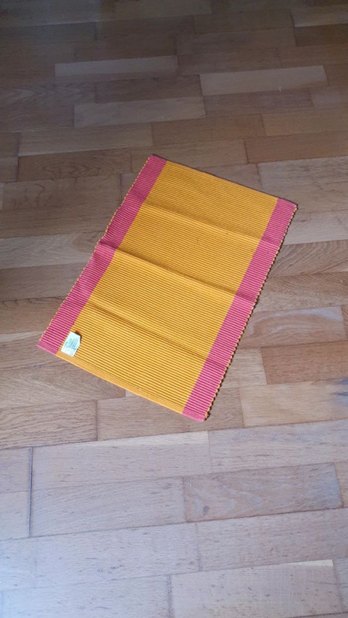 Set de table/ napperon coloré en coton Maisons du Monde - photo numéro 2