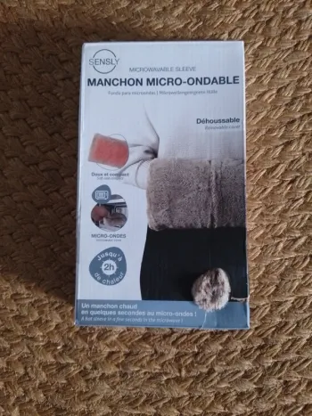 bouillotte micro ondable format manchon