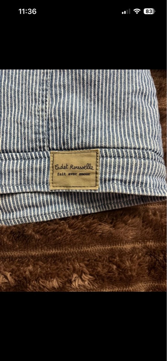 Veste en jean bébé cadet Rousselle - photo numéro 7