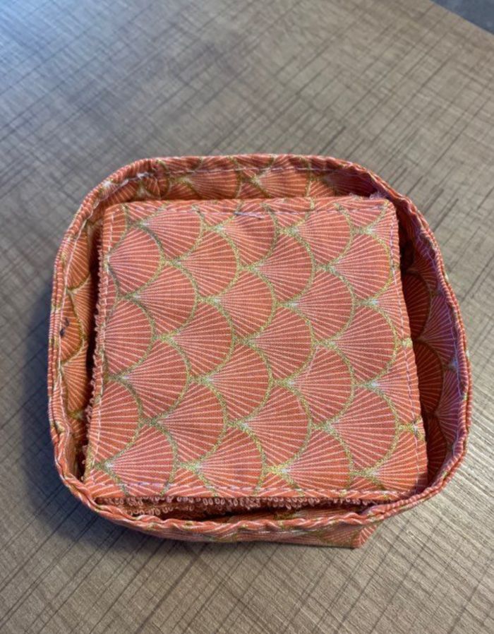 10 lingettes démaquillantes en coton bambou bio