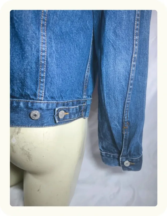 Veste en jean homme vintage Rocky Taille L 40 - photo numéro 5
