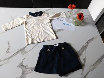 Ensemble été bébé fille 12 mois